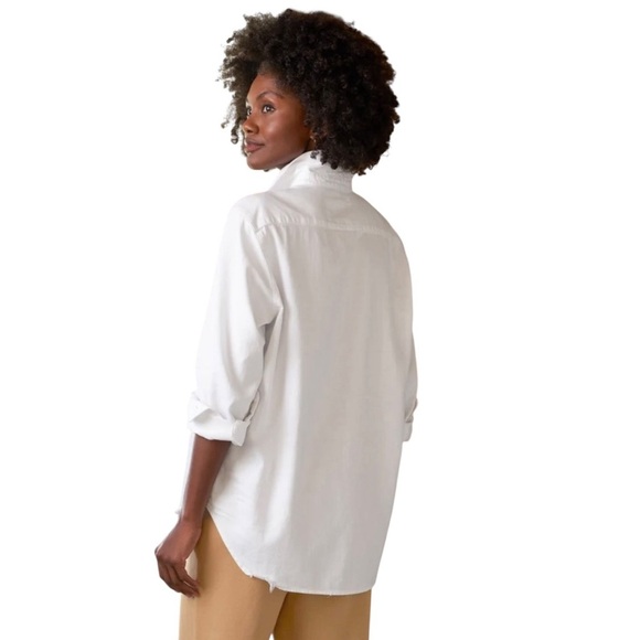 Frank & Eileen - “Eileen” White Button-Up Shirt 100% Cotton Sz XS - Picture 2 of 9